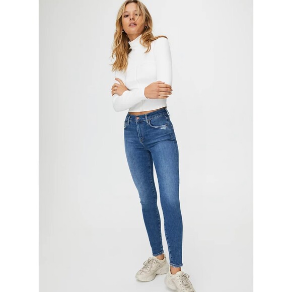 AGOLDE Sophie Mid Rise Skinny in Tame, Sz 25 - Picture 1 of 12